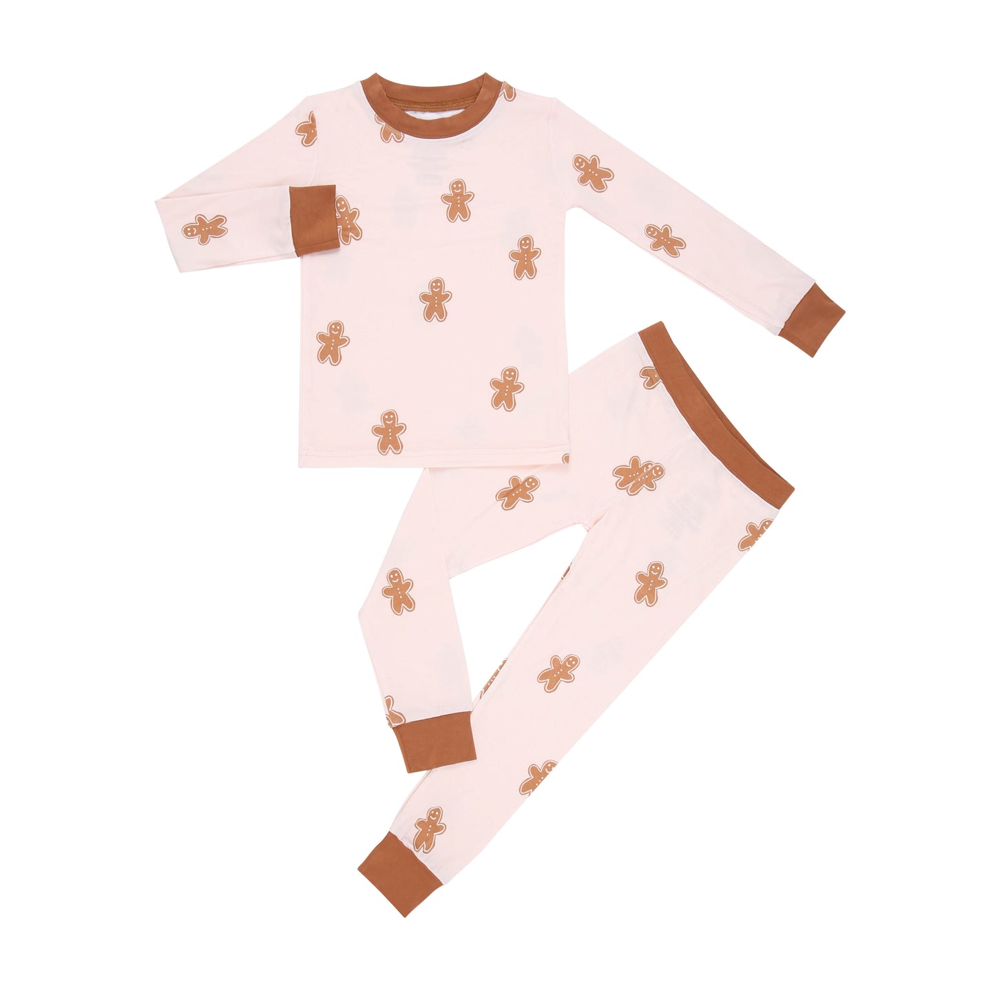 Tan Checkered Gingerbread Two Piece